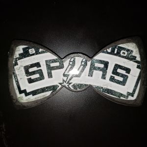 One of a kind San Antonio Spurs bow tie.